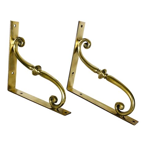 ornate metal shelf brackets|decorative metal shelf brackets modern.